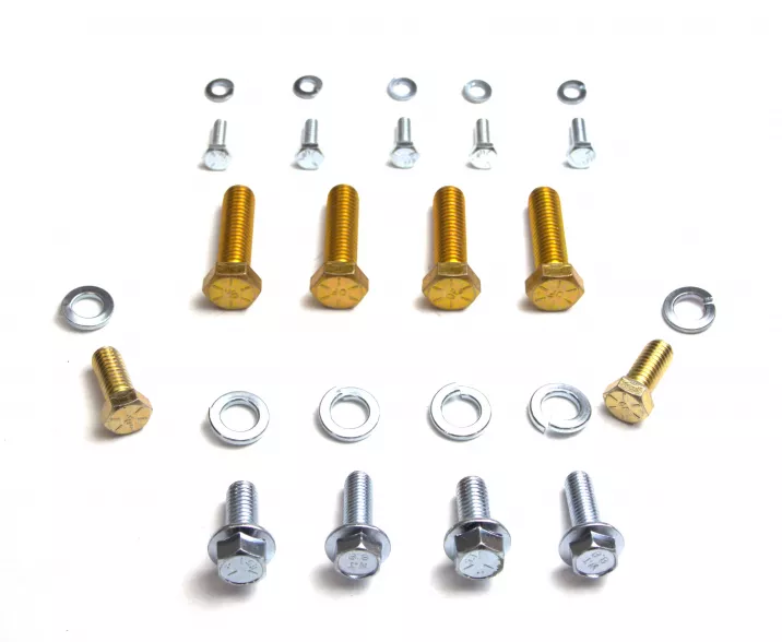 Install Hardware Kit, Chevy TKX SBC/BBC Steel Bellhousing